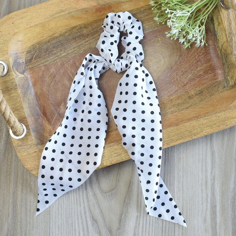 Polka Dot Hair Scarf-Hair Scarf-Lemons and Limes Boutique