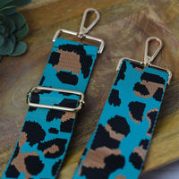 Adjustable Bag Strap 2 inch Leopard Pattern--Lemons and Limes Boutique