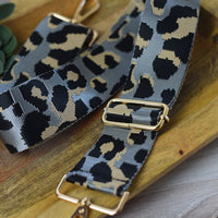 Adjustable Bag Strap 2 inch Leopard Pattern--Lemons and Limes Boutique