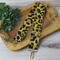 Adjustable Bag Strap 2 inch Leopard Pattern--Lemons and Limes Boutique