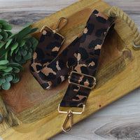 Adjustable Bag Strap 2 inch Leopard Pattern--Lemons and Limes Boutique