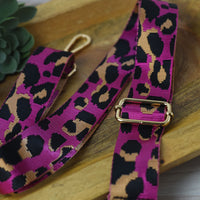 Adjustable Bag Strap 1.5 inch Leopard Pattern--Lemons and Limes Boutique