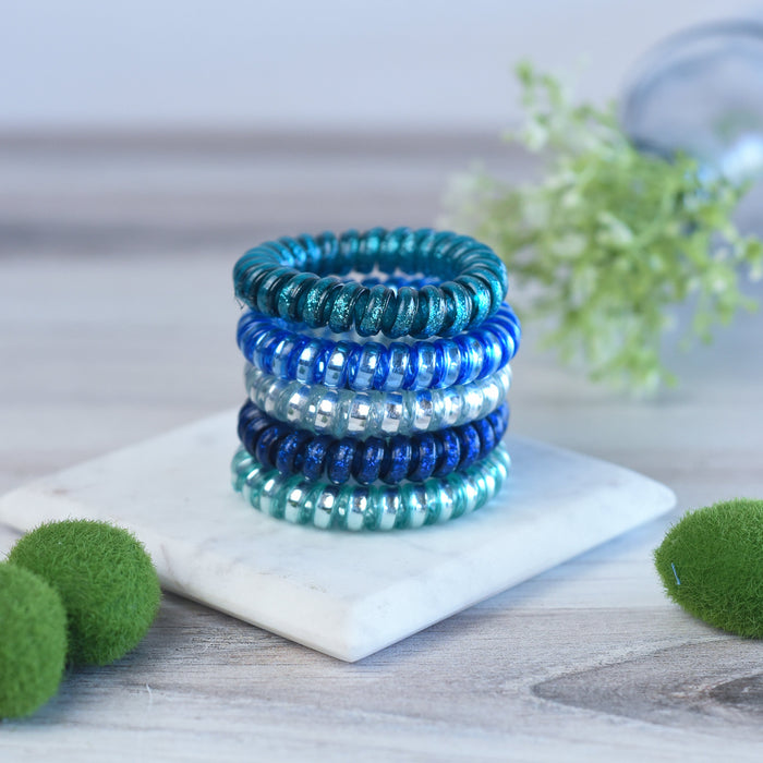 Large Lauren Lane Hair Coil Set in Arctic-Lemons and Limes Boutique