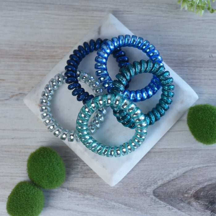 Large Lauren Lane Hair Coil Set in Arctic-Lemons and Limes Boutique