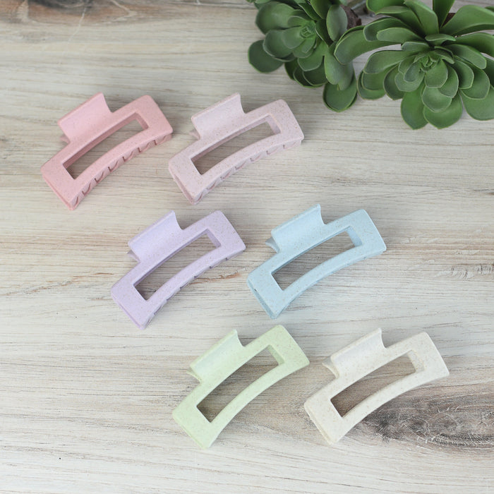 Sarah Speckled Hair Clips-Light Blue-Lemons and Limes Boutique