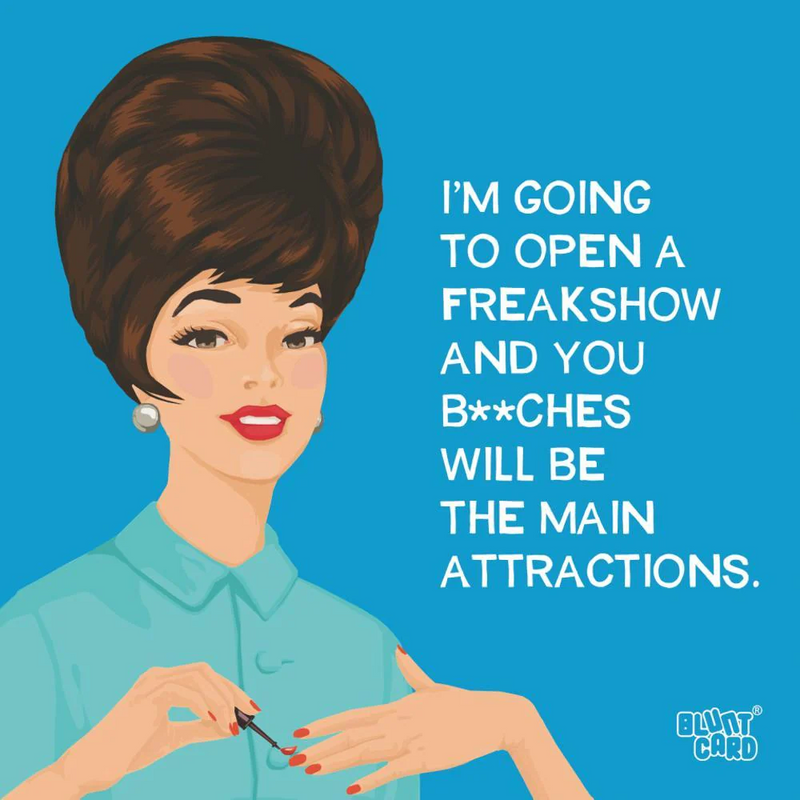 Beverage Napkin Freak Show-Lemons and Limes Boutique