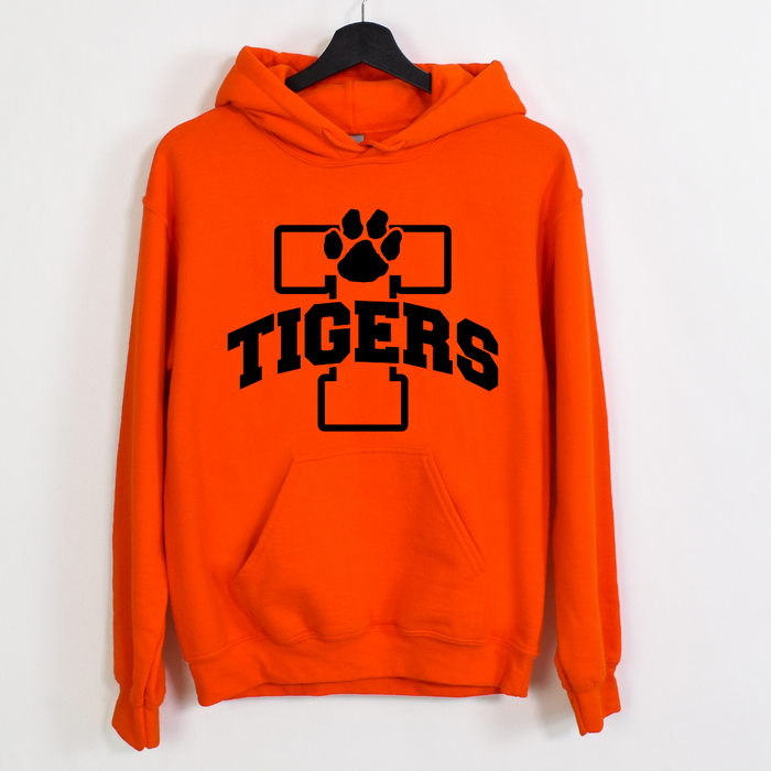 T Is for Tigers Print Hoodie--Lemons and Limes Boutique