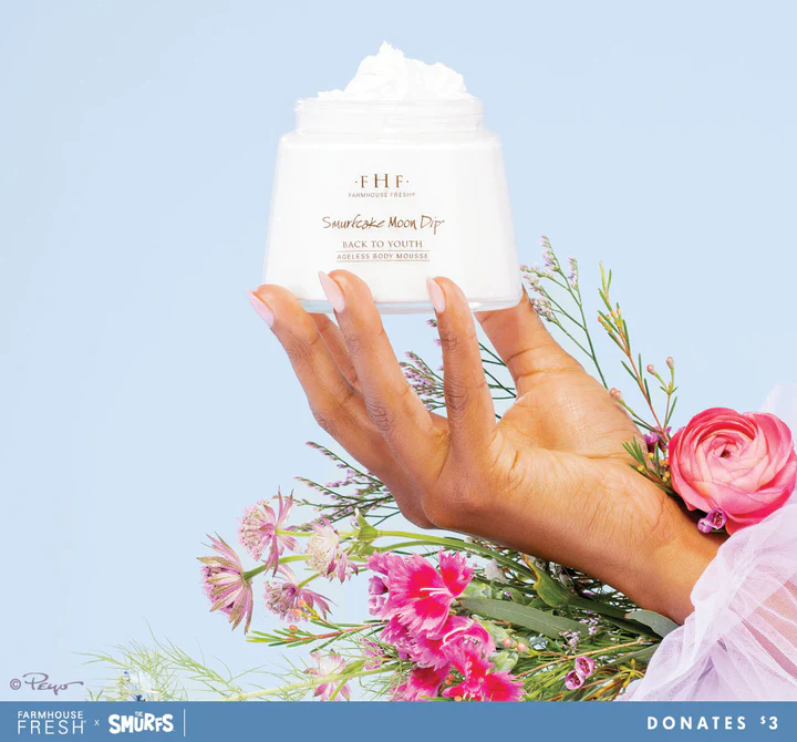 Smurfcake Moon Dip® Back to Youth Ageless Body Mousse 8 oz by FarmHouse Fresh-Lemons and Limes Boutique