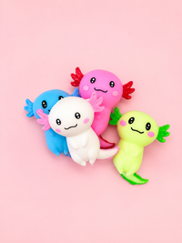 Squisholotl  Axolotl Squishies in Assorted Colors