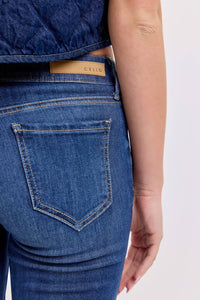 Mid Rise Flare Denim Jean-Lemons and Limes Boutique