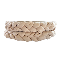 Blushing Braid Headband in Pink-Lemons and Limes Boutique