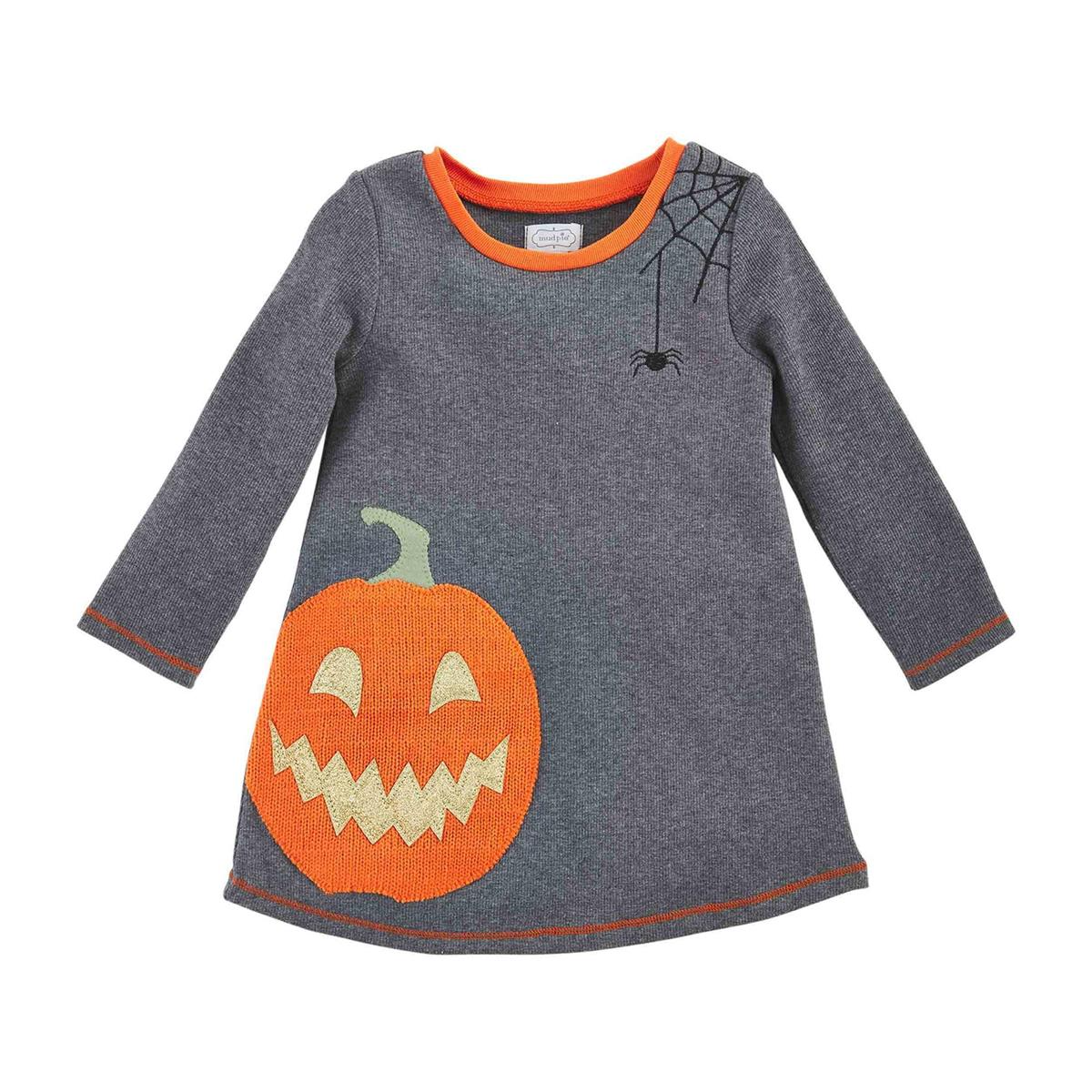 Halloween Toddler T-Shirt Dress-Lemons and Limes Boutique