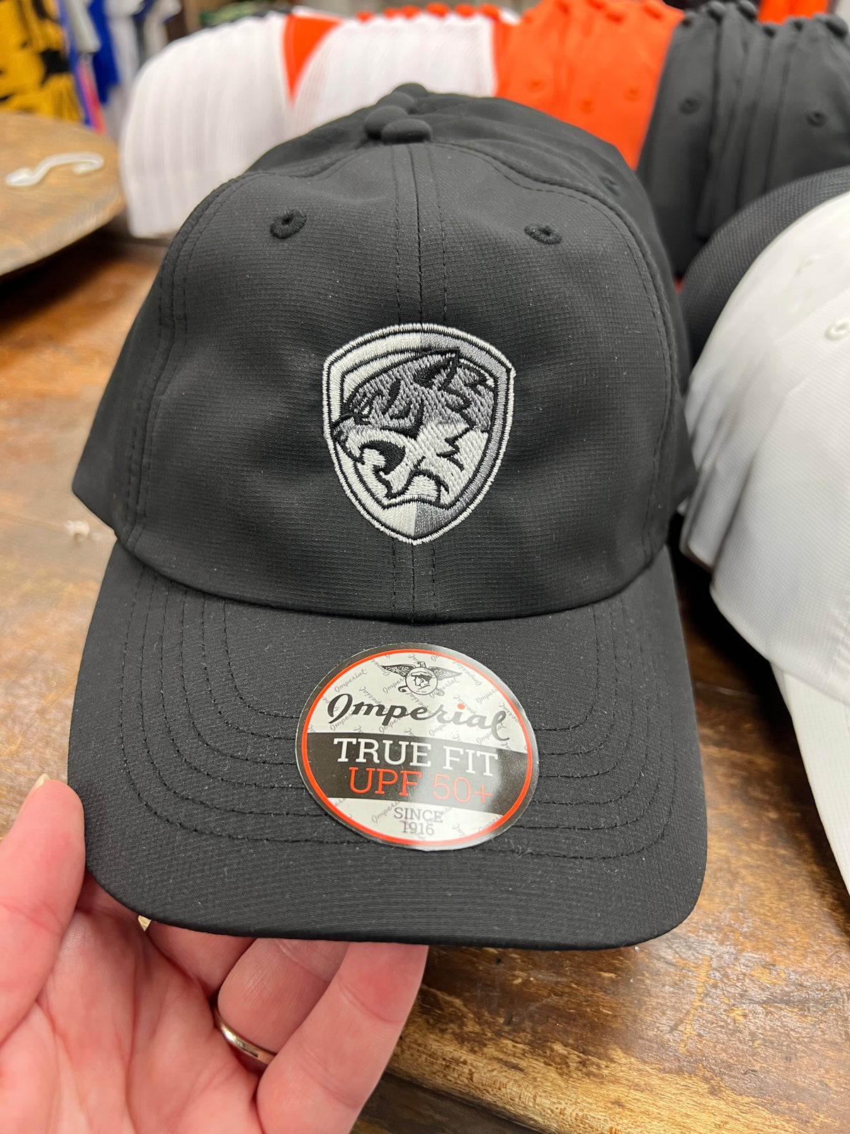 Silvercats Embroidered Performance Hat in Black-Lemons and Limes Boutique