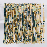 Stretch Seed Bead Bracelets in Assorted Colors
