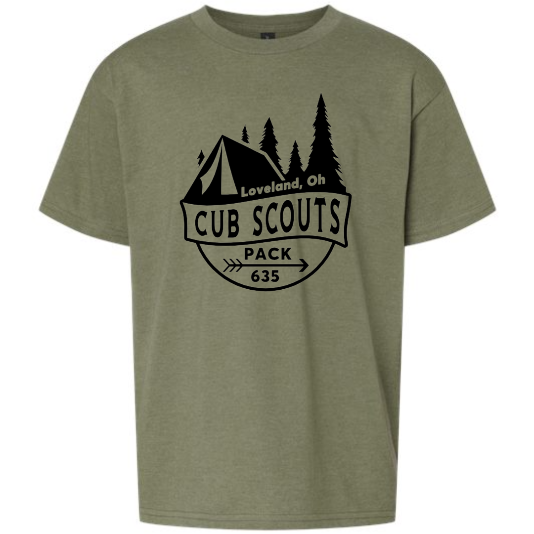 Loveland Cub Scout Pac 635 Merchandise-Unisex Short Sleeve T-Youth Small-Lemons and Limes Boutique
