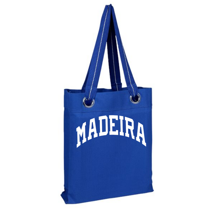 Madeira Large Grommet Canvas Tote--Lemons and Limes Boutique