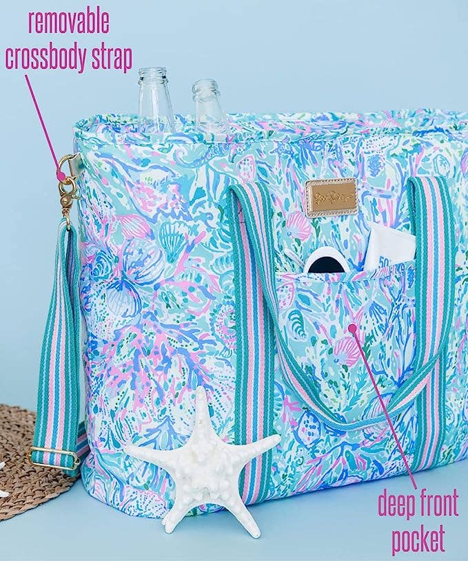 Picnic Cooler in Soleil It On Me by Lilly Pulitzer--Lemons and Limes Boutique