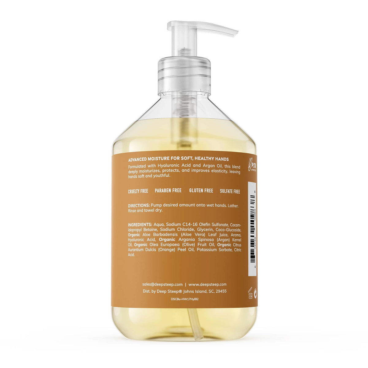 Argan Oil Liquid Hand Wash in Honey Blossom-Lemons and Limes Boutique