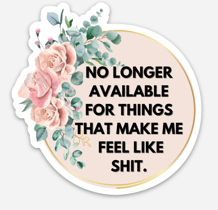 No Longer Available Sticker--Lemons and Limes Boutique