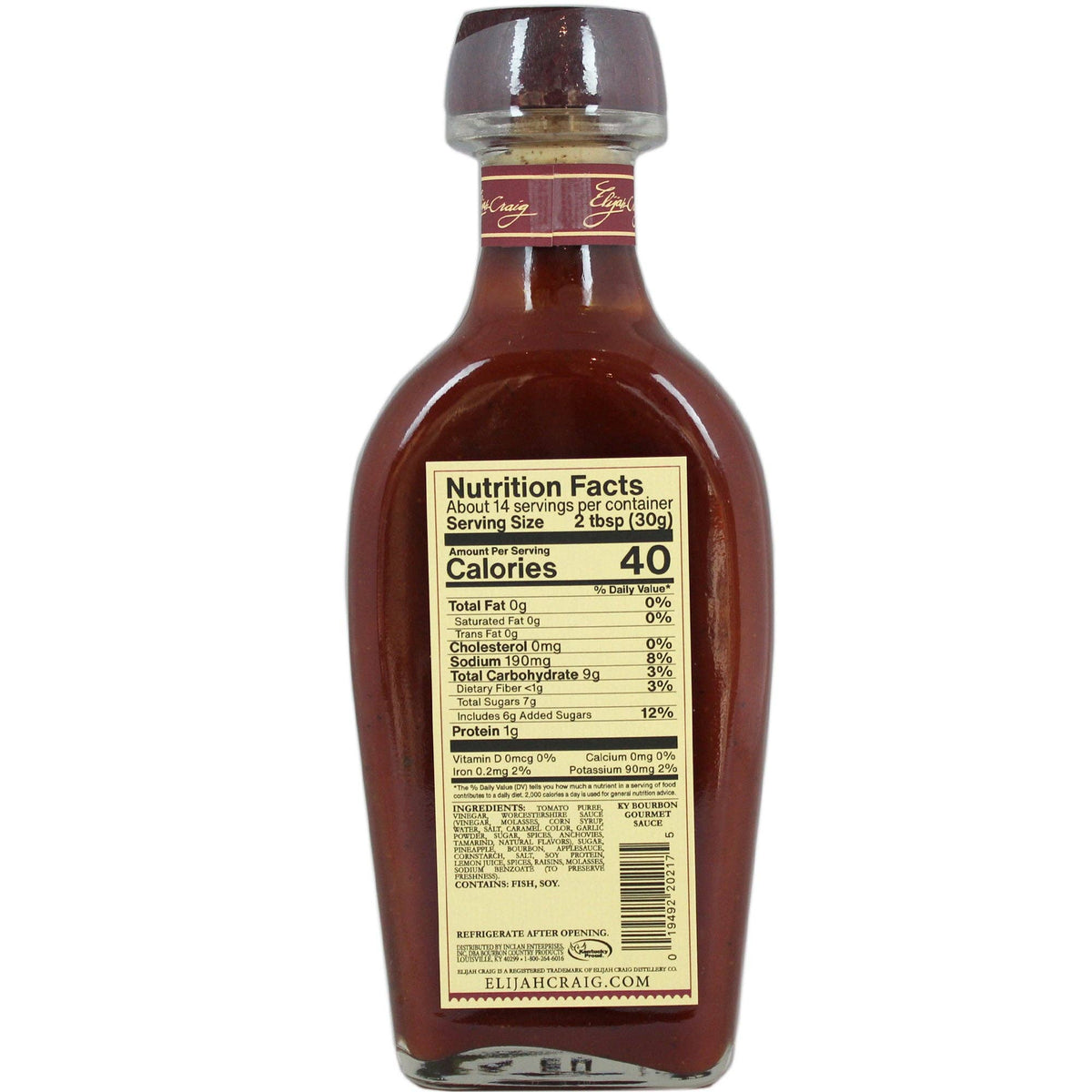 Elijah Craig Kentucky Bourbon Gourmet Sauce-Lemons and Limes Boutique