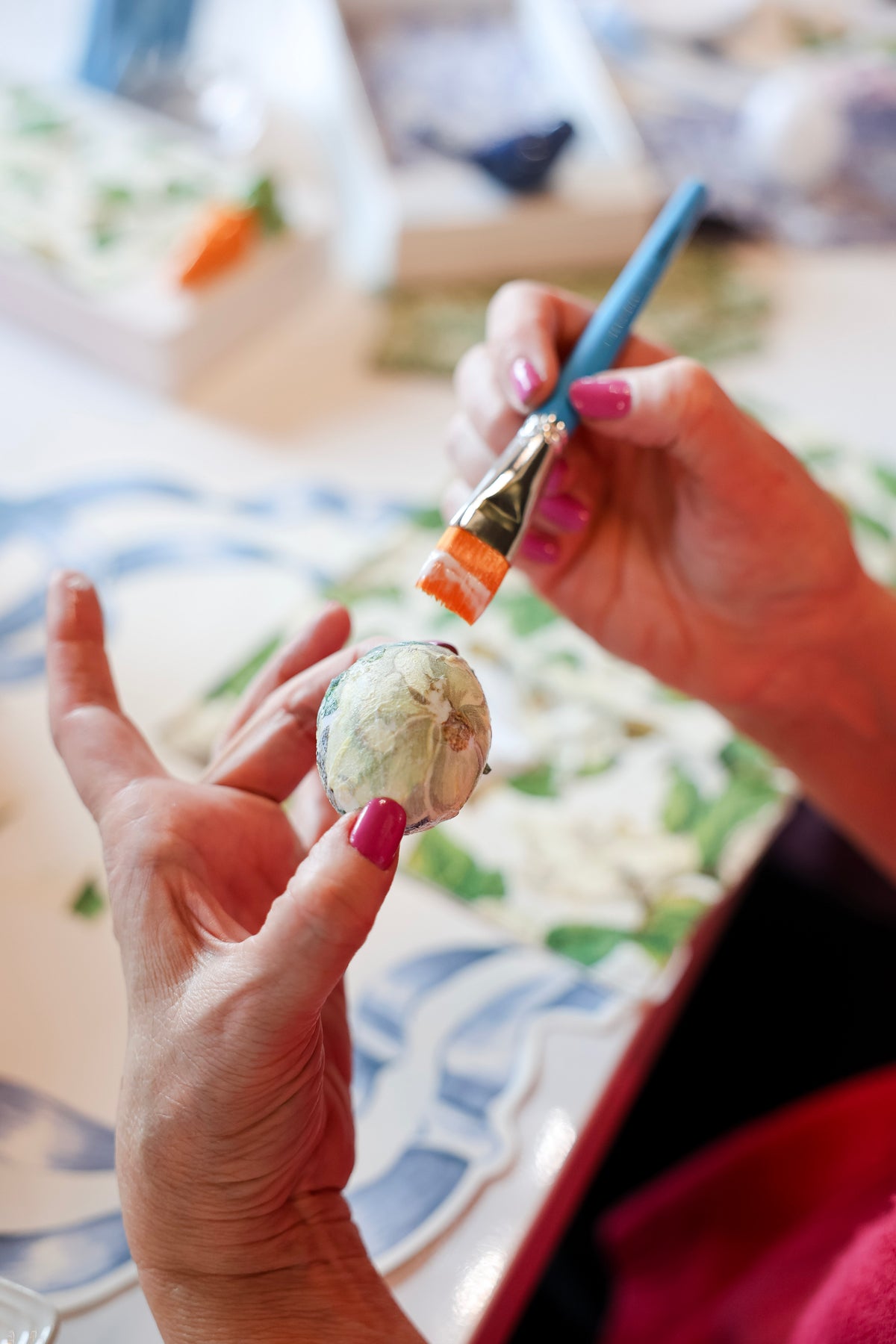 tidbit tray and egg mini by nora fleming DIY Workshop-Lemons and Limes Boutique