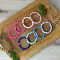Kendra Silicone Disc Stretch Bracelets--Lemons and Limes Boutique