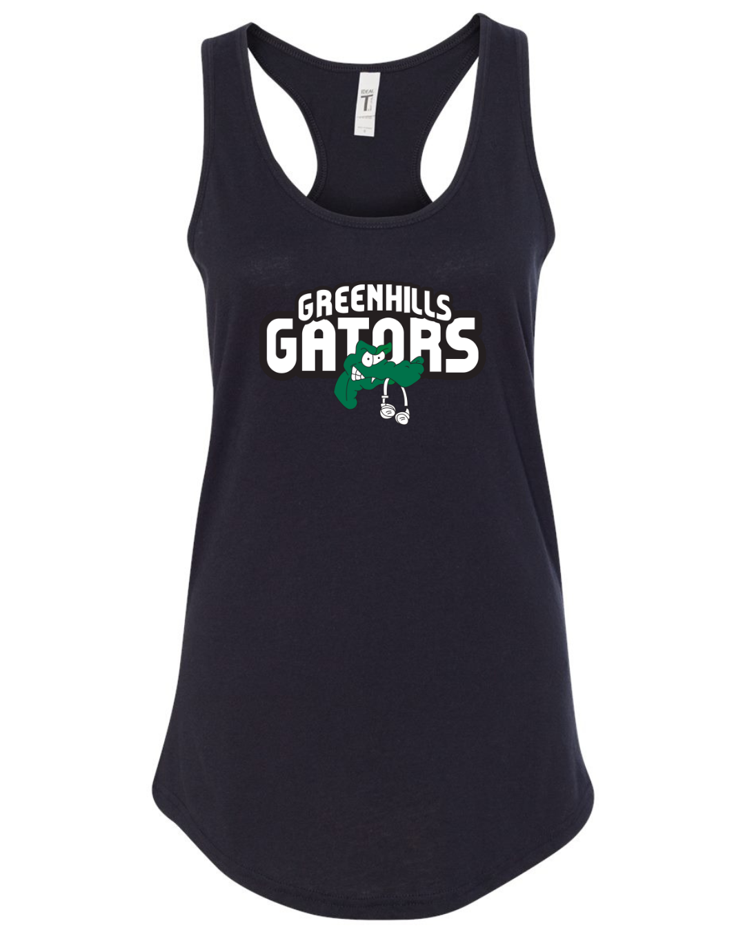 Greenhills Gators Women's Racerback- Black-Lemons and Limes Boutique