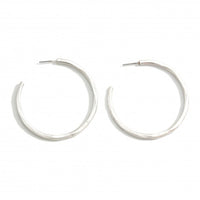 Classic Hoop Earrings-Hoop Earrings-Silver-Lemons and Limes Boutique