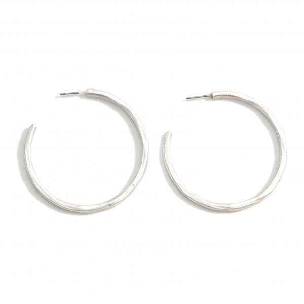 Classic Hoop Earrings-Hoop Earrings-Silver-Lemons and Limes Boutique