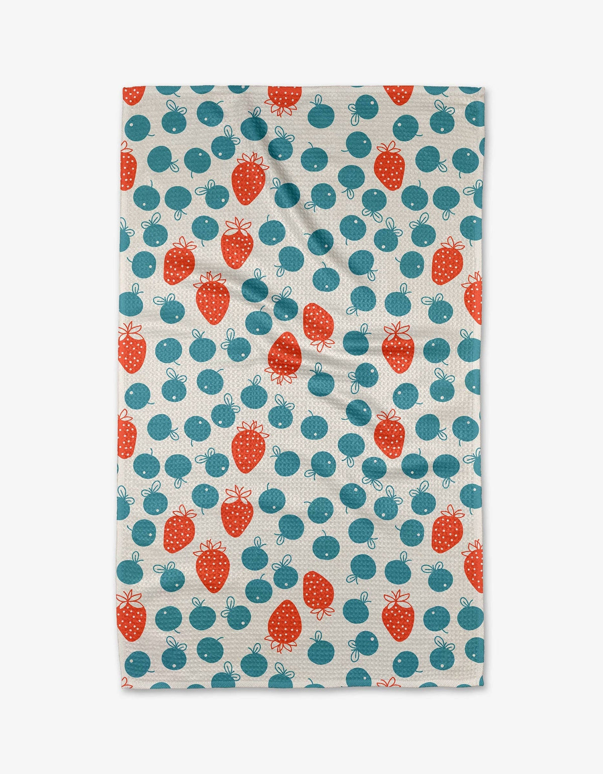 Star Spangled Berry Tea Towel by Geometry-Lemons and Limes Boutique