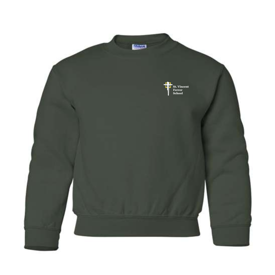 St. Vincent Ferrer School Crewneck Sweatshirt - Youth--Lemons and Limes Boutique