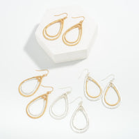 264389-Metal Tone Earrings-Lemons and Limes Boutique