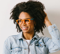 Tartan in Orange and Plaid Peepers-Lemons and Limes Boutique