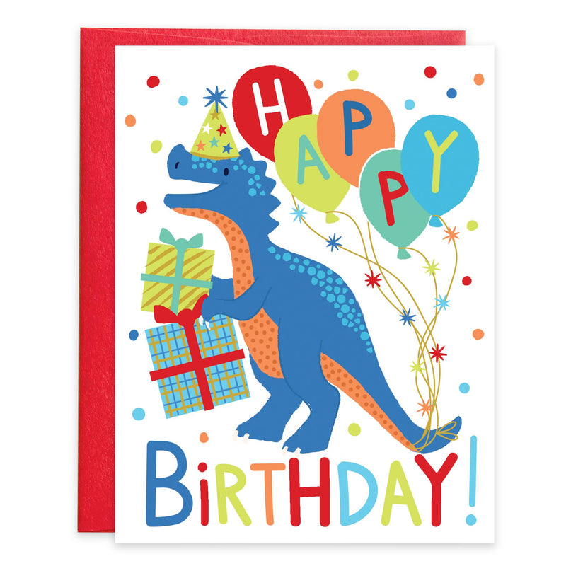 Birthday Greeting Card - Birthday Dino-Kids-Lemons and Limes Boutique