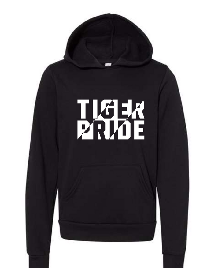 Tiger Pride Black Hoodie-Lemons and Limes Boutique