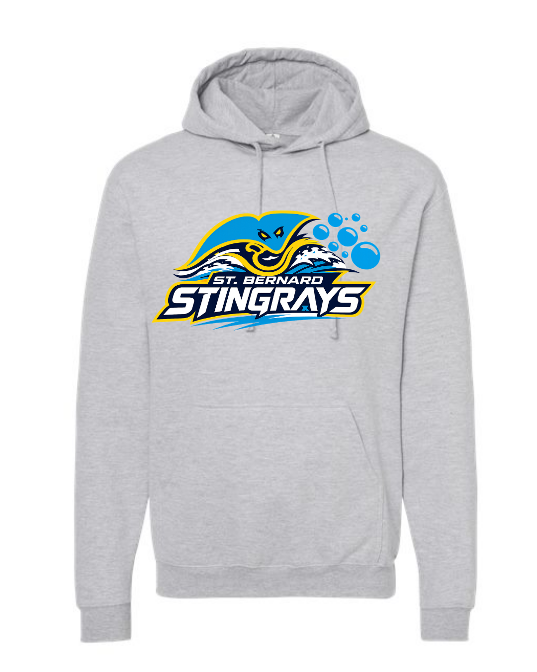 St. Bernard Stingrays Grey Hoodie
