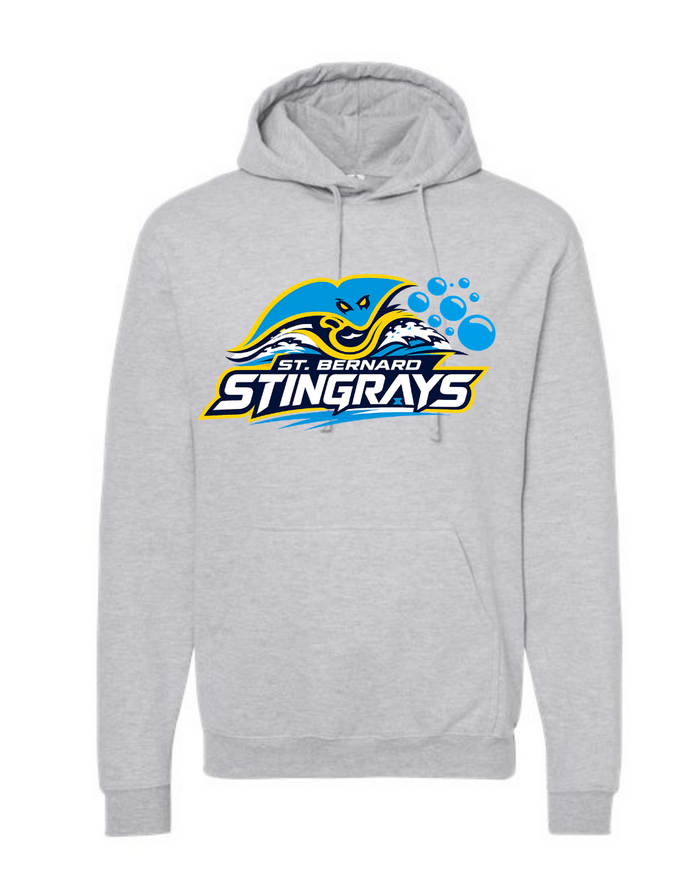 St. Bernard Stingrays Grey Hoodie