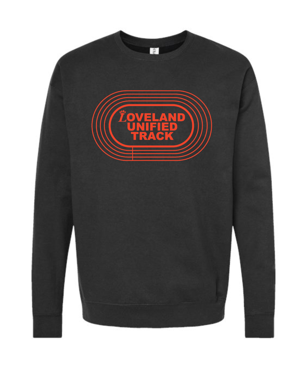 Loveland Unified Track Crewneck - Unisex-Lemons and Limes Boutique