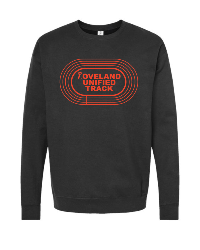 Loveland Unified Track Crewneck - Unisex