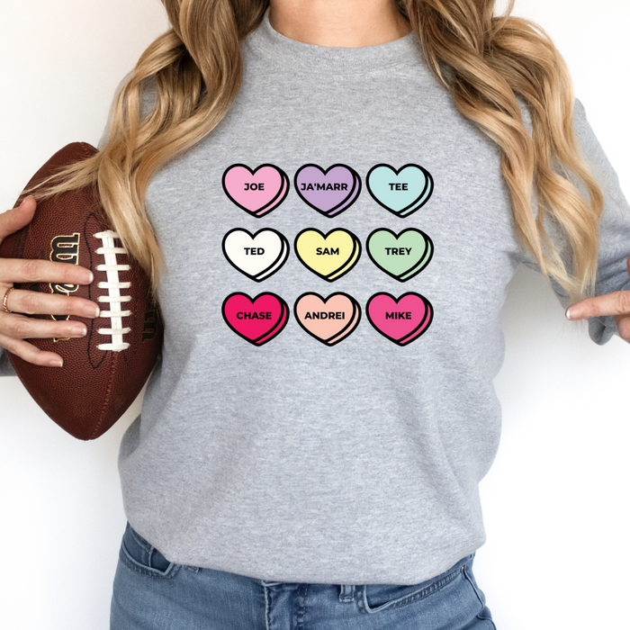 2025 Cincinnati Football Valentine's Crew--Lemons and Limes Boutique