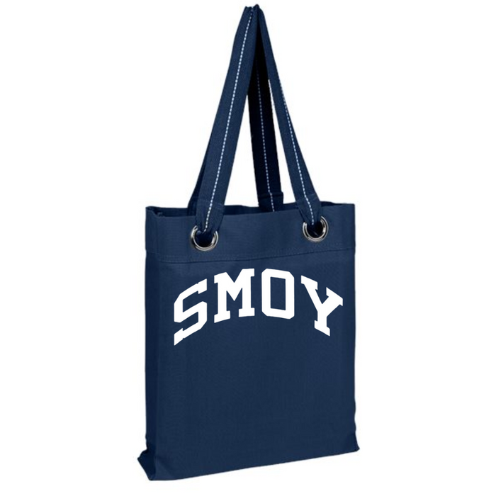 SMOY Large Grommet Canvas Tote--Lemons and Limes Boutique