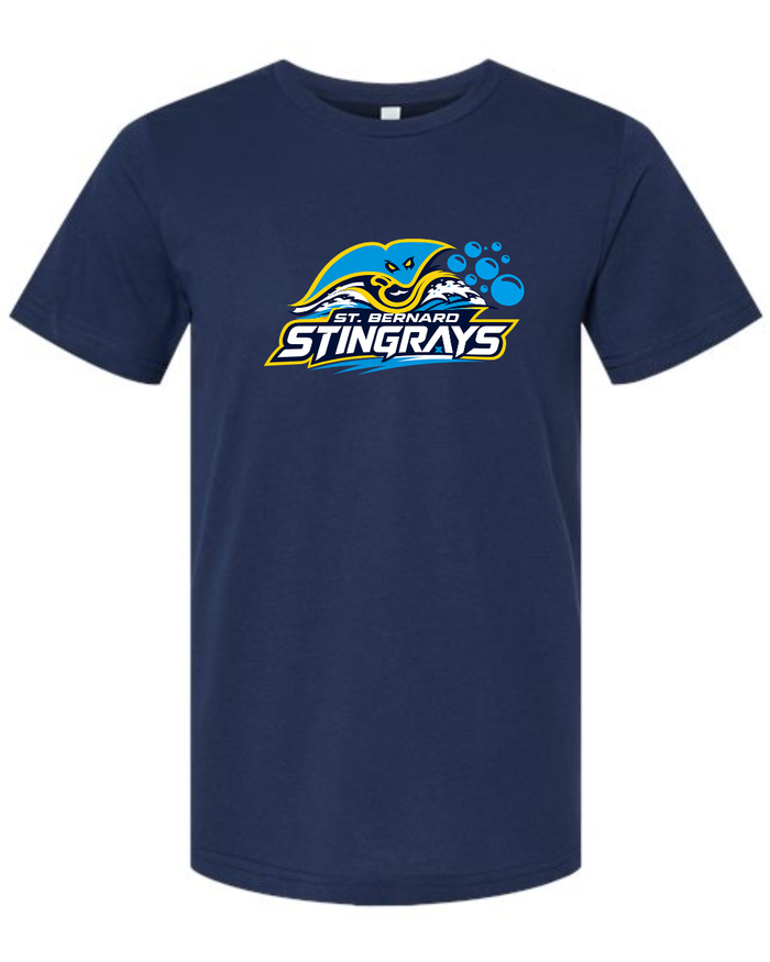 St. Bernard Stingrays Navy Tee