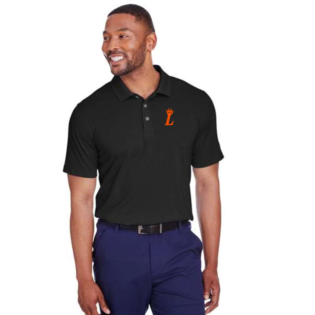 Puma Golf Polo With Loveland Logo - Black-Lemons and Limes Boutique