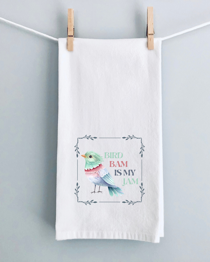Bird Bam is My Jam Tea Towel-Lemons and Limes Boutique