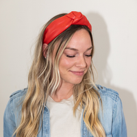 Brooklyn Headband in Red-Lemons and Limes Boutique