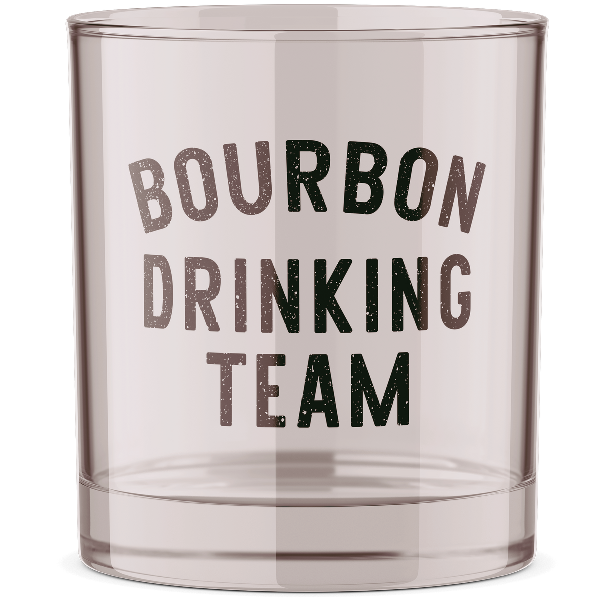 Bourbon Drinking Team Bourbon Whiskey Rocks Glass--Lemons and Limes Boutique