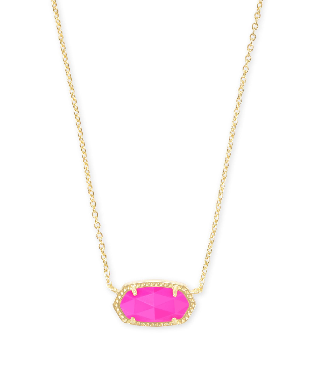 Elisa Pendant in Gold Magenta Kendra Scott-Lemons and Limes Boutique