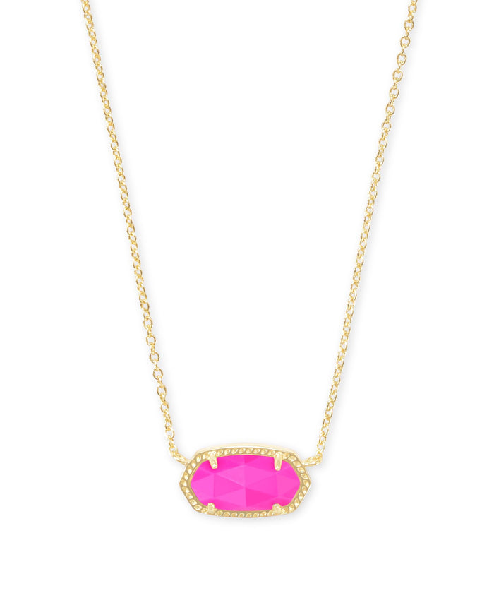 Elisa Pendant in Gold Magenta Kendra Scott-Lemons and Limes Boutique