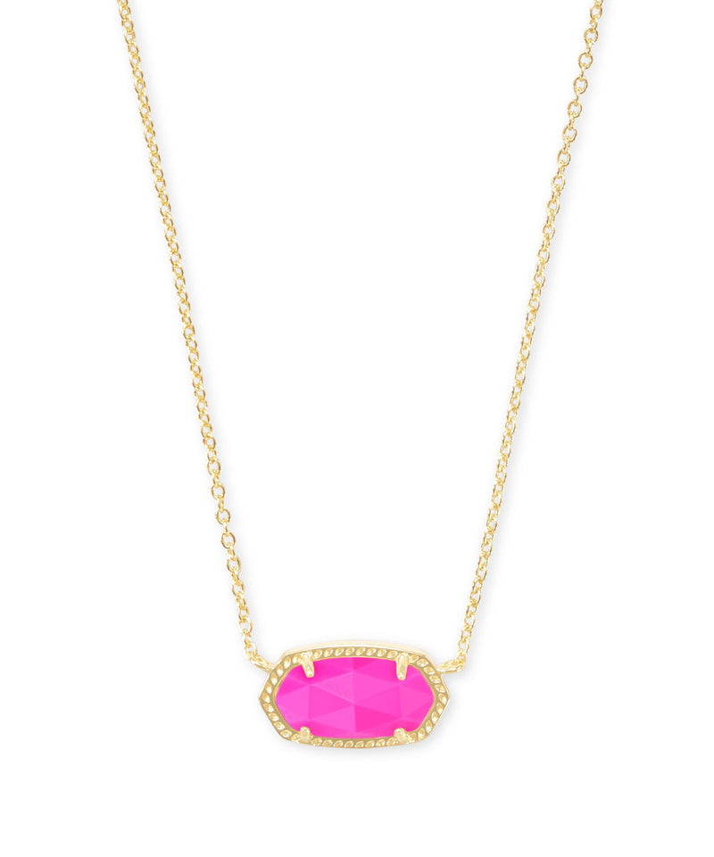 Elisa Pendant in Gold Magenta Kendra Scott-Lemons and Limes Boutique