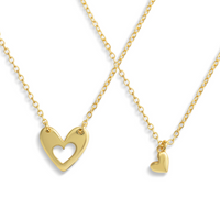 Sharing Kindness Necklace in Gold Hearts-Lemons and Limes Boutique